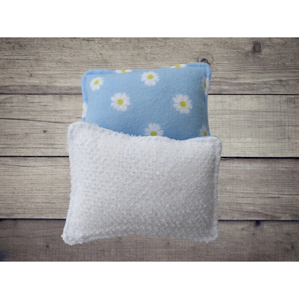 Reusable Sponge Daisy Dish Scrubby, Set of 2